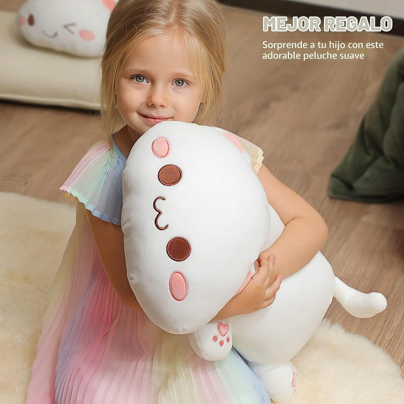 Onsoyours - Lindo juguete de peluche de gatito de 20 pulgadas, anim...