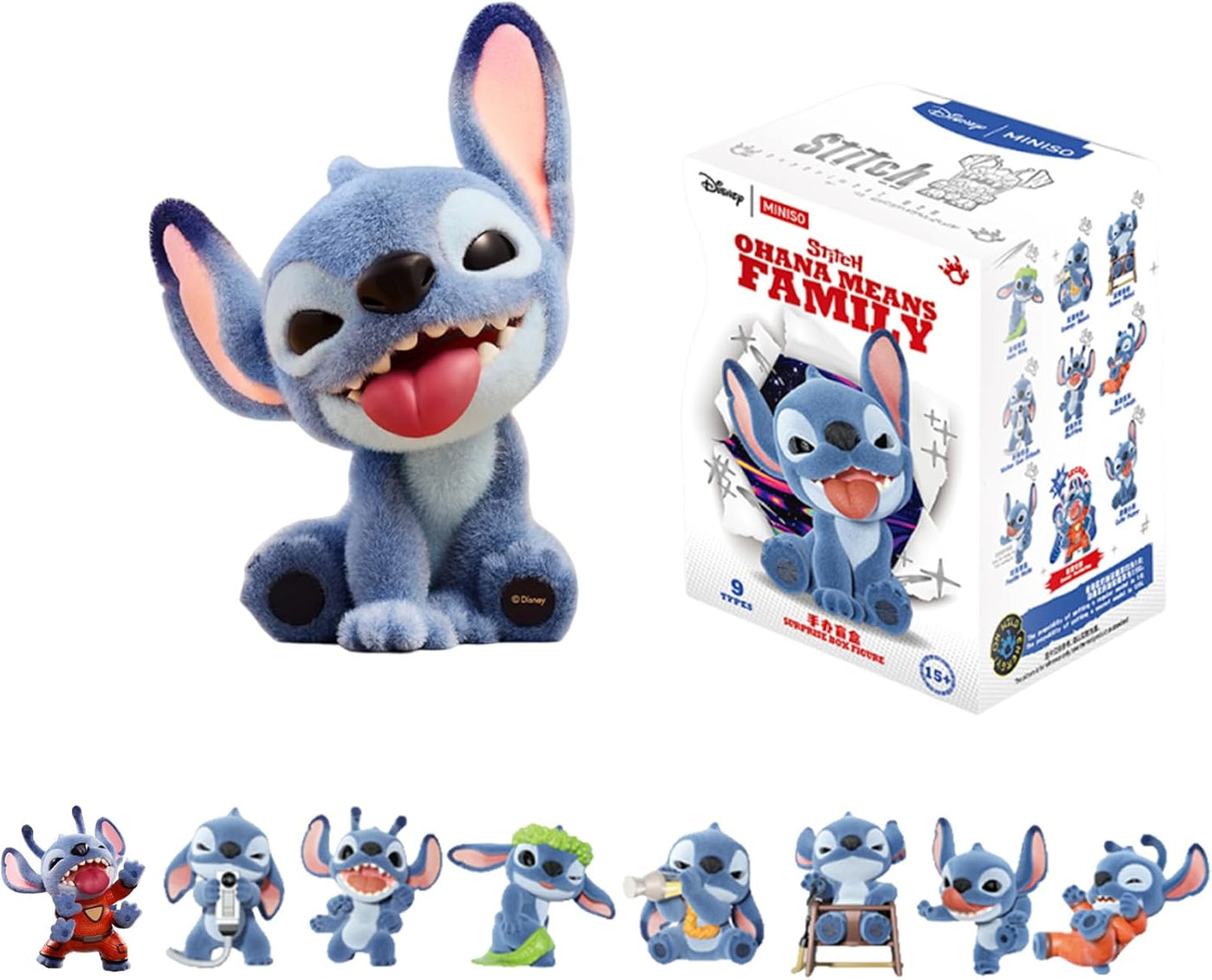 MINISO Disney Stitch Naughty Stitch Series - Figuras ciegas de caja...