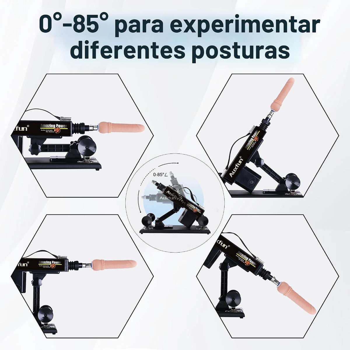 AUXFUN Máquina sexual Love Machine Fuck Machine con adaptador de ve...