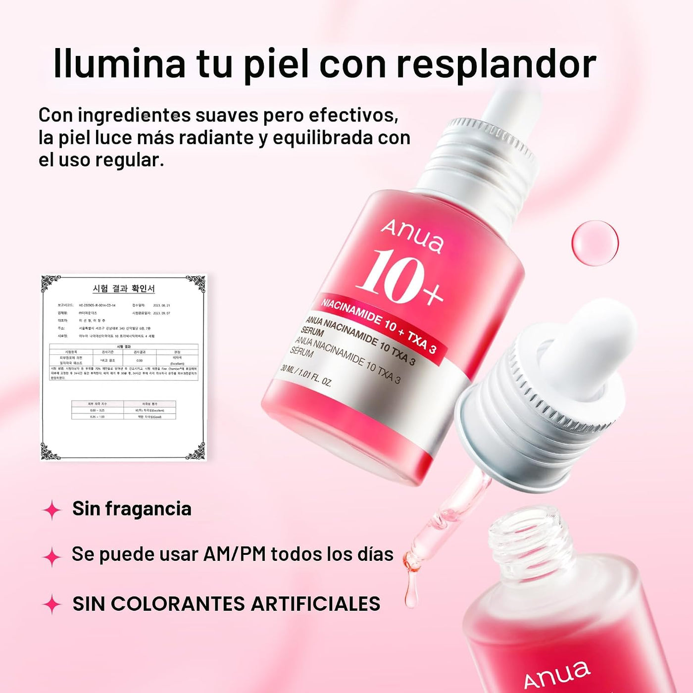 ANUA Sérum Niacinamida 10% + TXA 4%