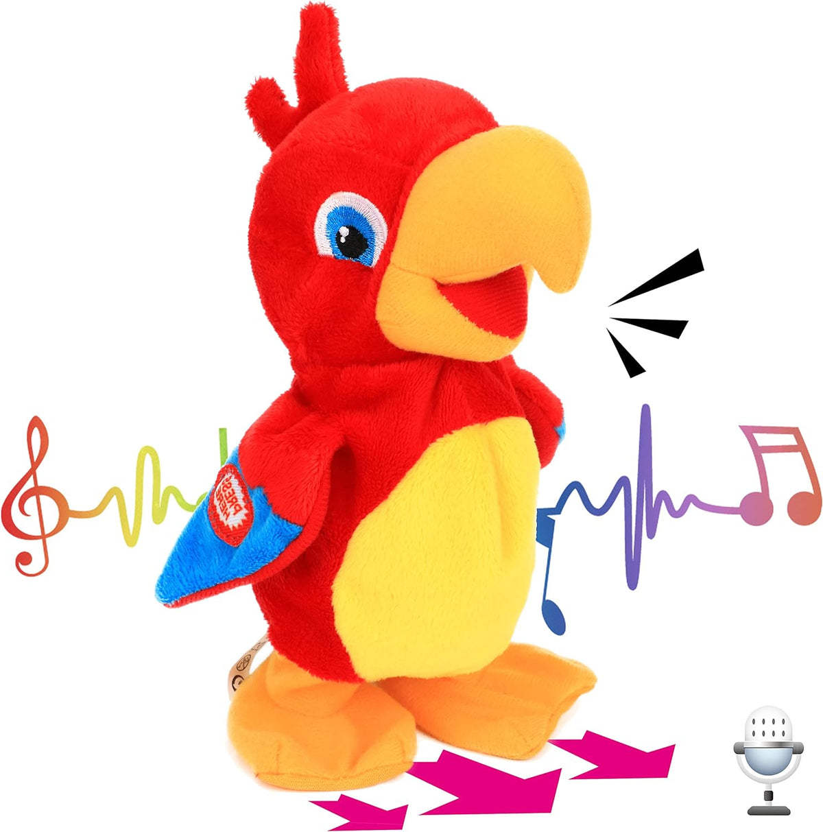 Hopearl - Loro parlante, repite lo que dices asintiendo, juguete de...