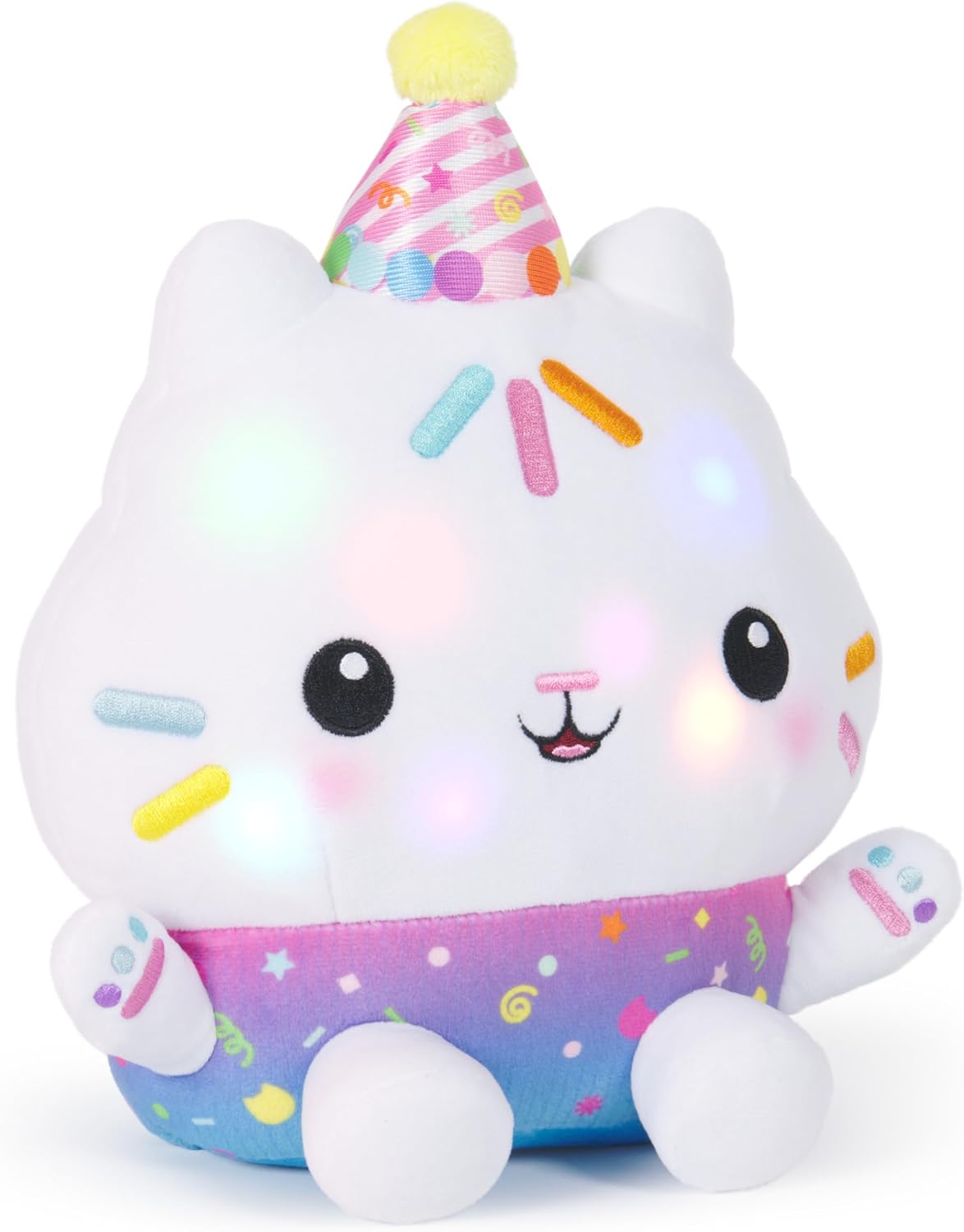 Gabby's Dollhouse Celebrations, Sprinkle Party Cakey Cat Plush...