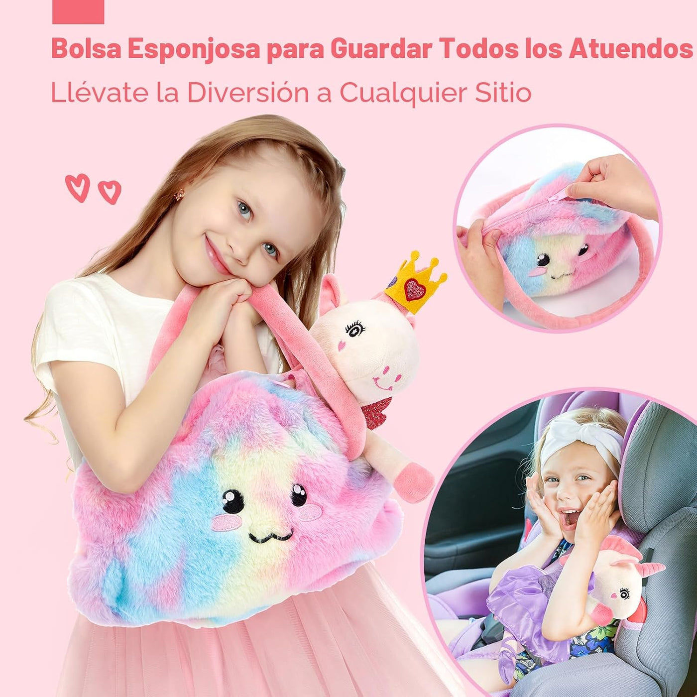 Juguetes de unicornio para niñas de 4 a 6 años, muñeca de bailarina...