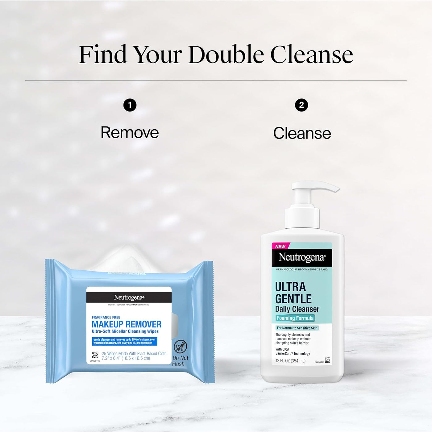 Neutrogena Toallitas para quitar maquillaje micelares sin alcohol p...
