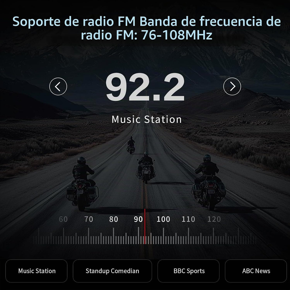 Fodsports T1 PRO Intercomunicador para motocicleta V5.4 con interca...