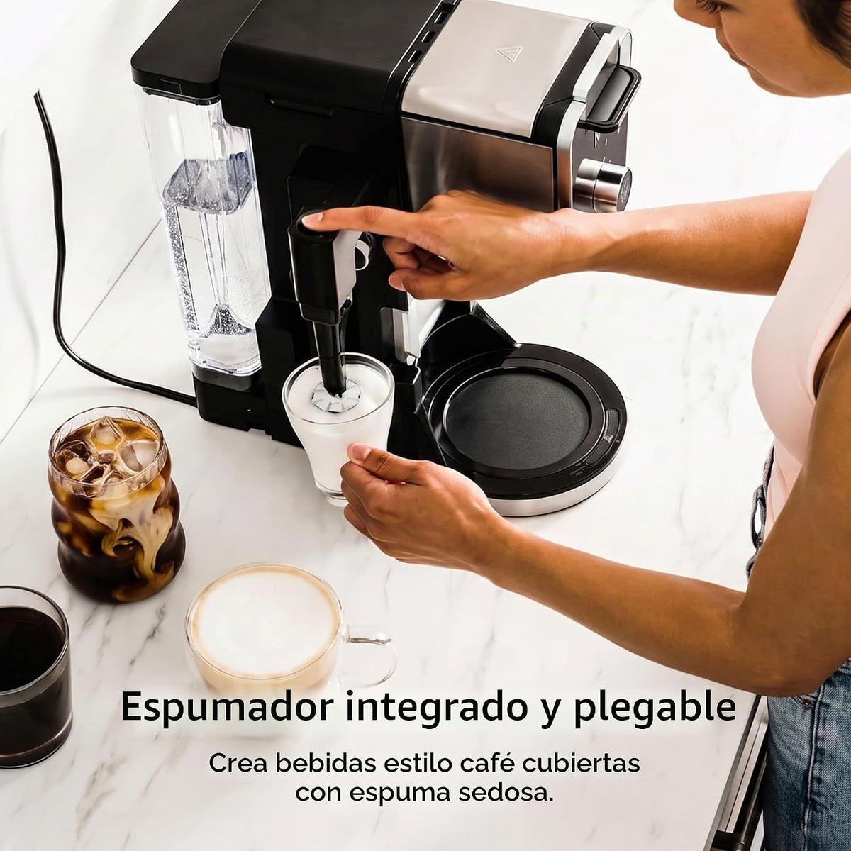 Ninja Cafetera de goteo con combo K Cup, sistema de café especial D...