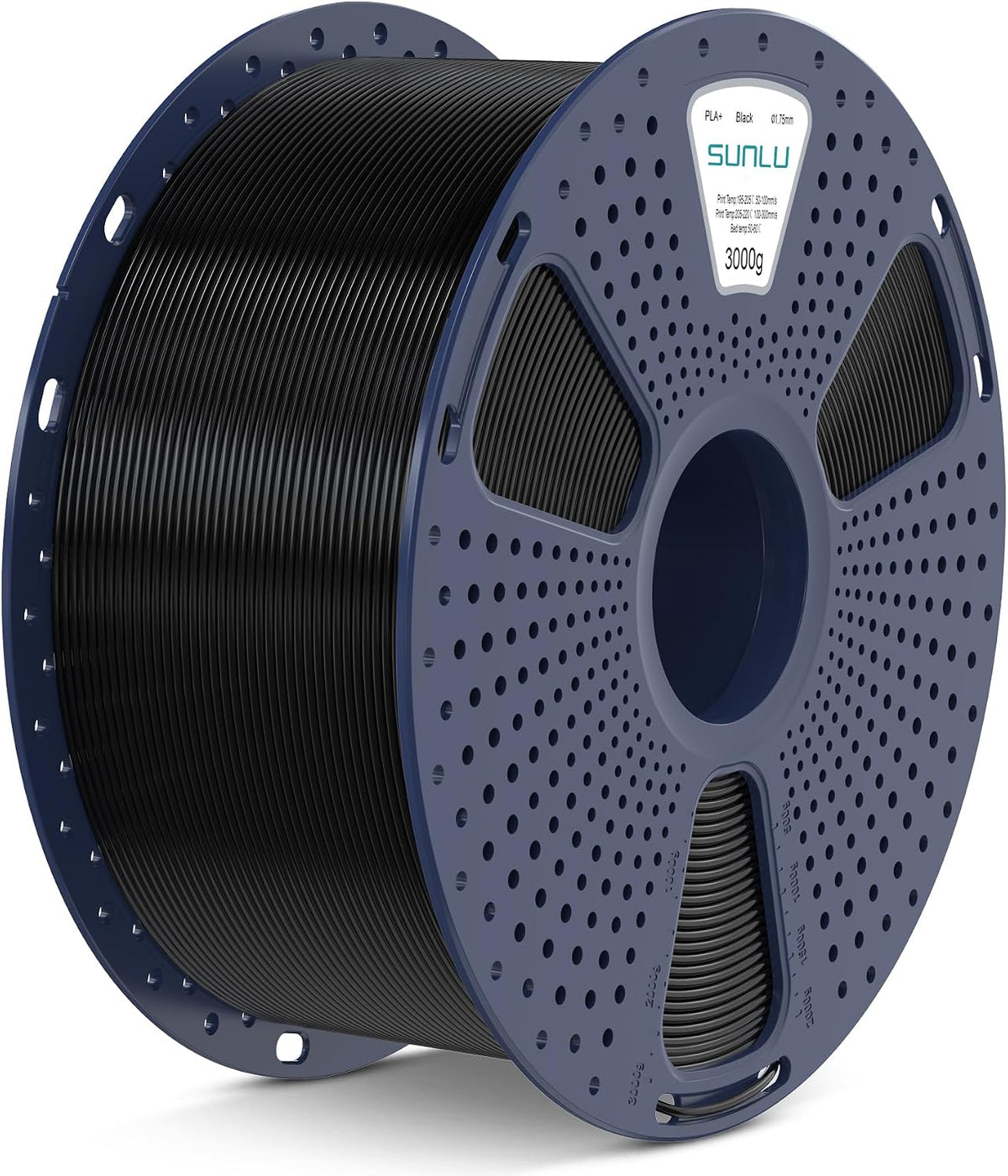SUNLU Filamento PLA Plus para impresora 3D de 0.07 in, carrete gran...
