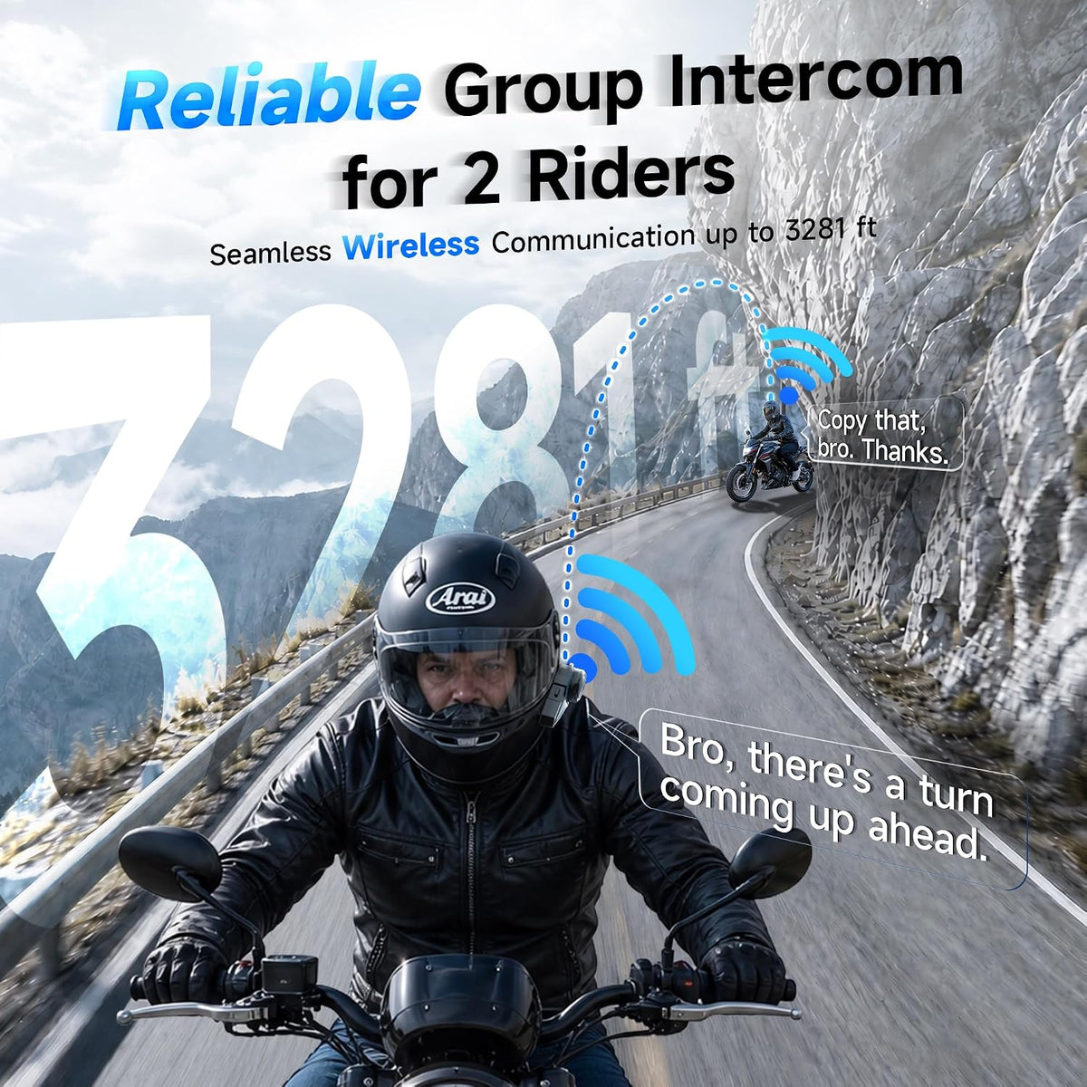 Auriculares de intercomunicación para motocicleta, Sistema de comun...