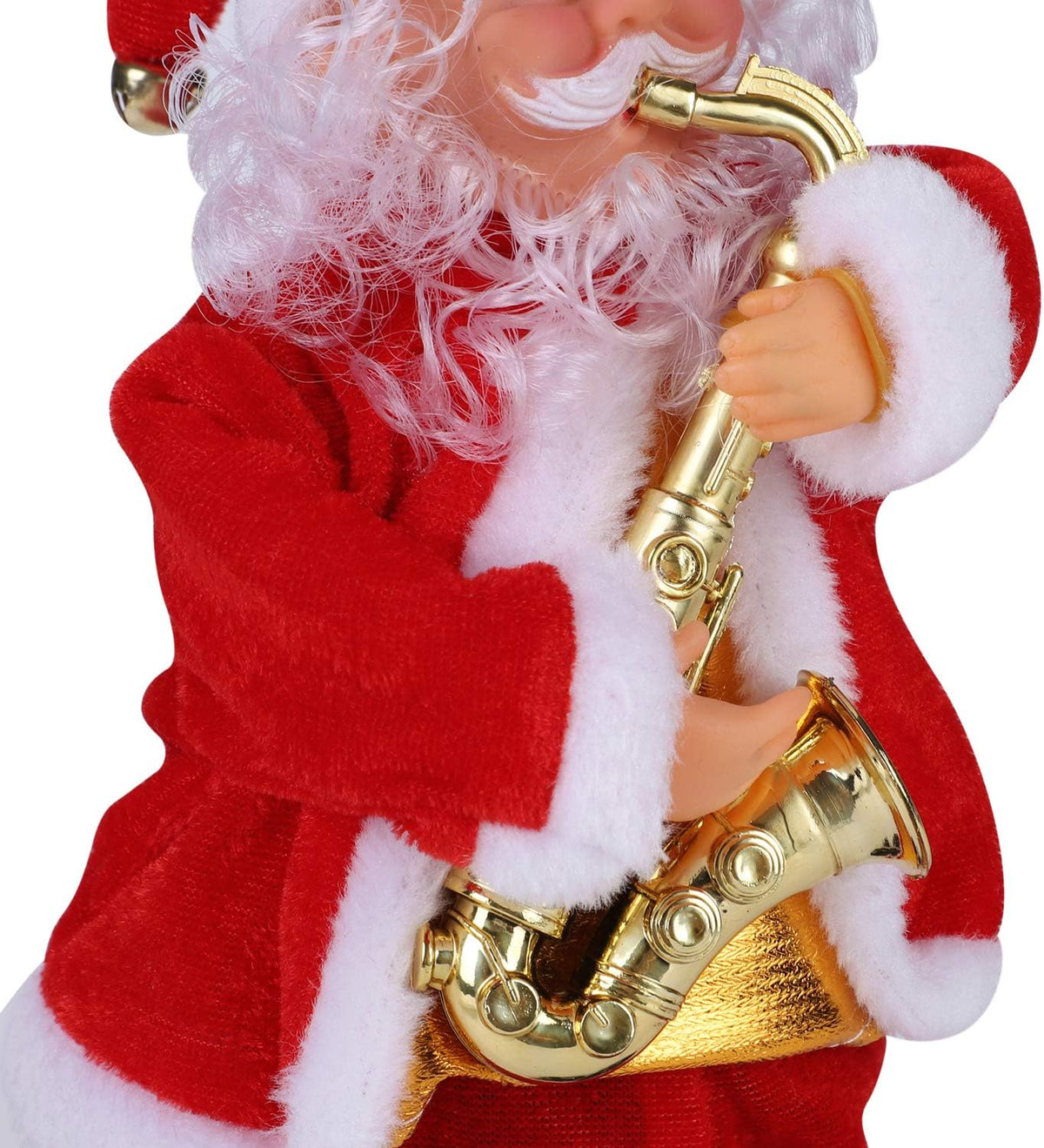 Muñeca eléctrica de Papá Noel bailando y cantando de Navidad, figur...