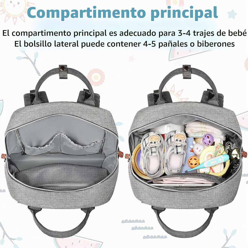 Mochila de Pañales Legestori, Mochila para Pañales de Niña con Bols...