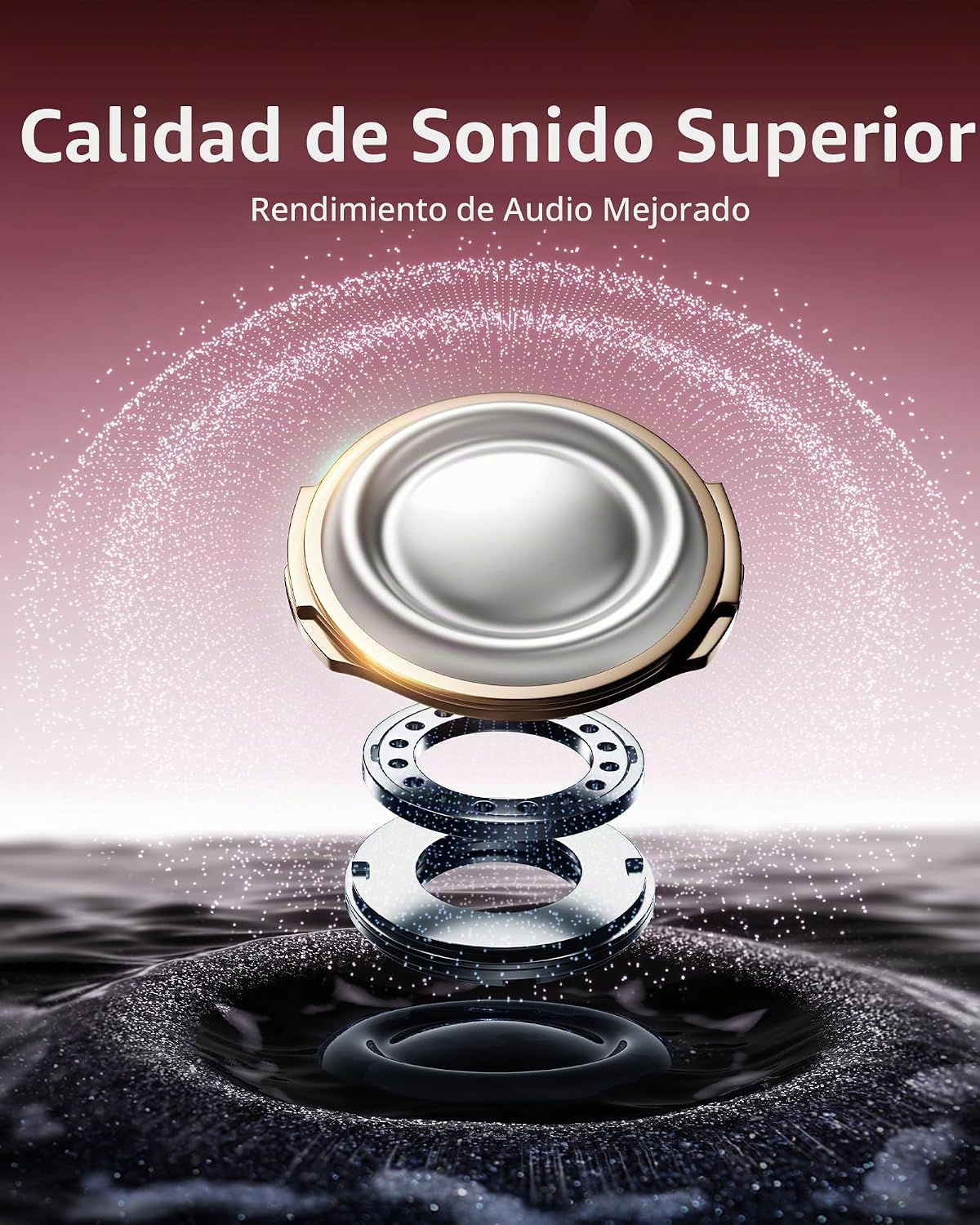 Auriculares inalámbricos Bluetooth con ganchos para las orejas con...