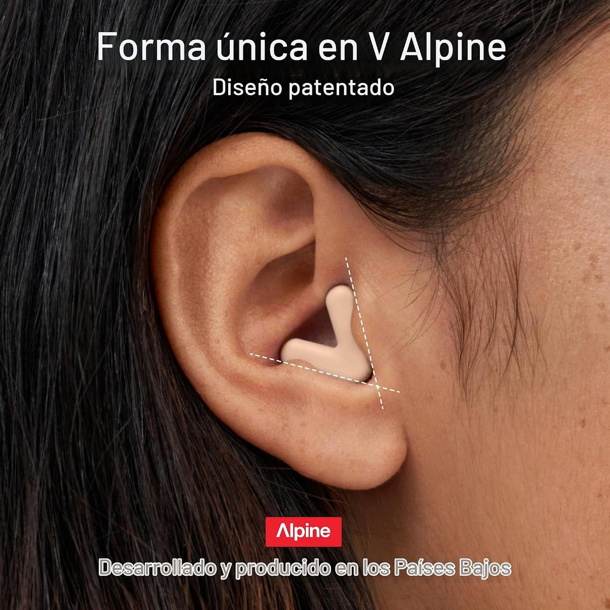 Tapones Alpine Silence para dormir, concentración y viajes - Ajuste...