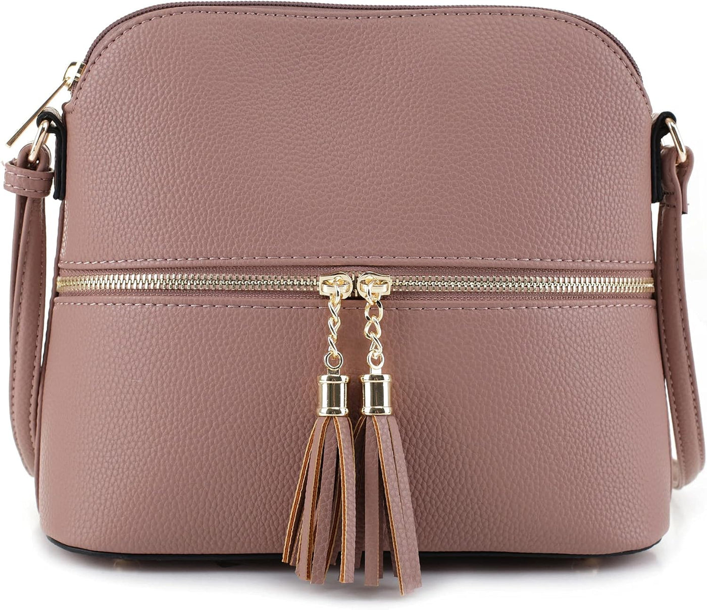 SG SUGU - Bolsa cruzada Lunar ligera y de tamaño mediano, forma de...