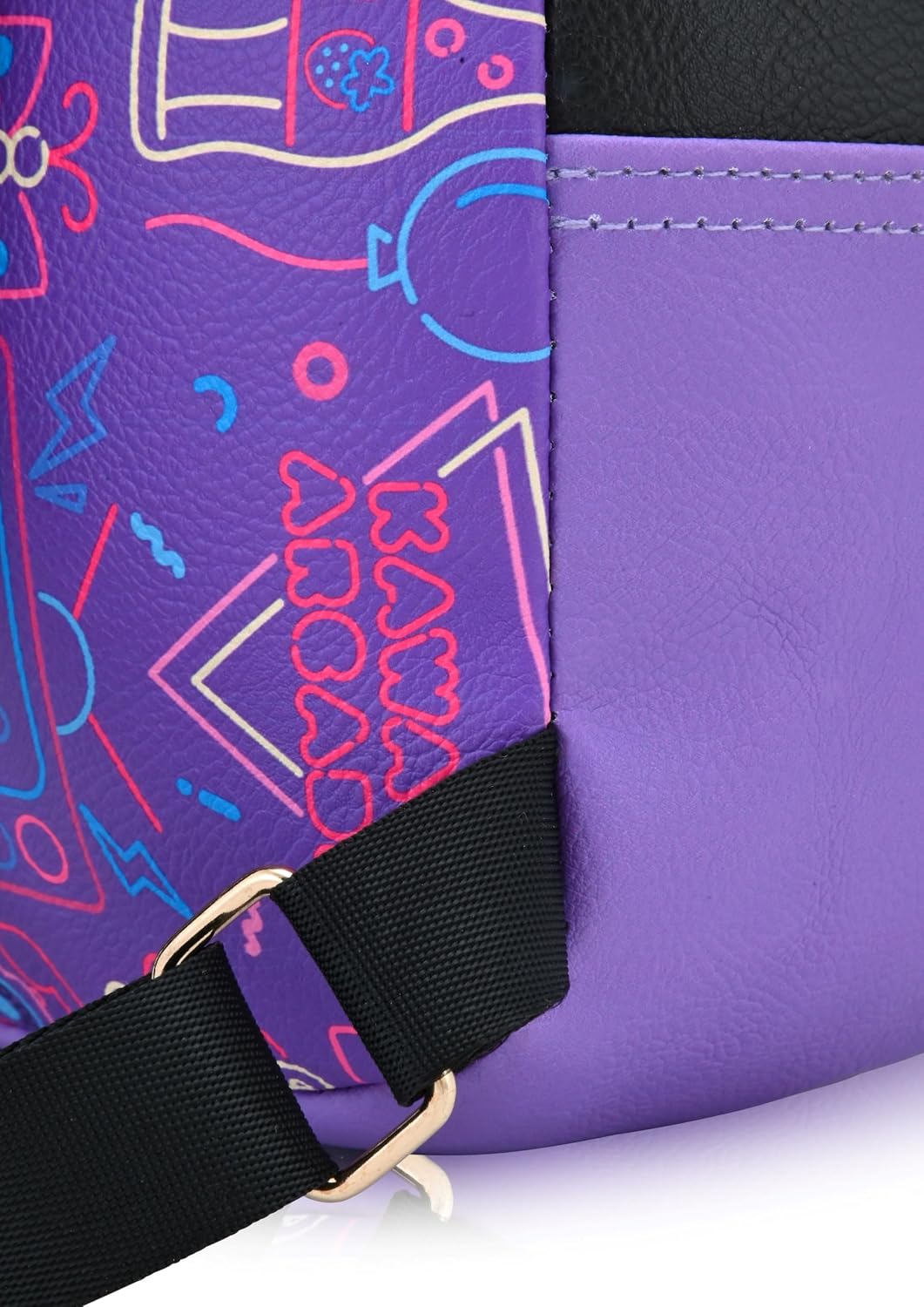 Sanrio Hello Kitty y sus amigos Kuromi Mochila | Mini bolso de piel...