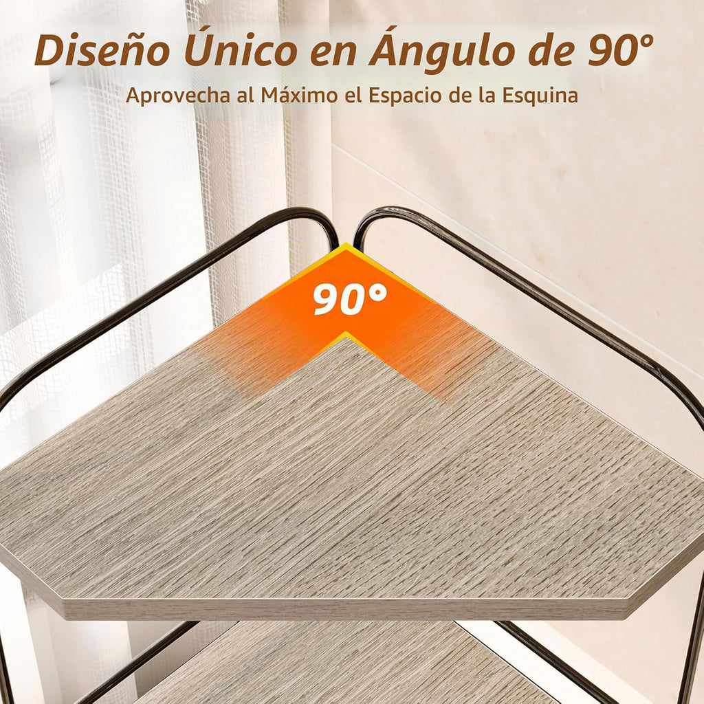 Naeqieo Organizador esquinero de encimera de baño, organizador de e...