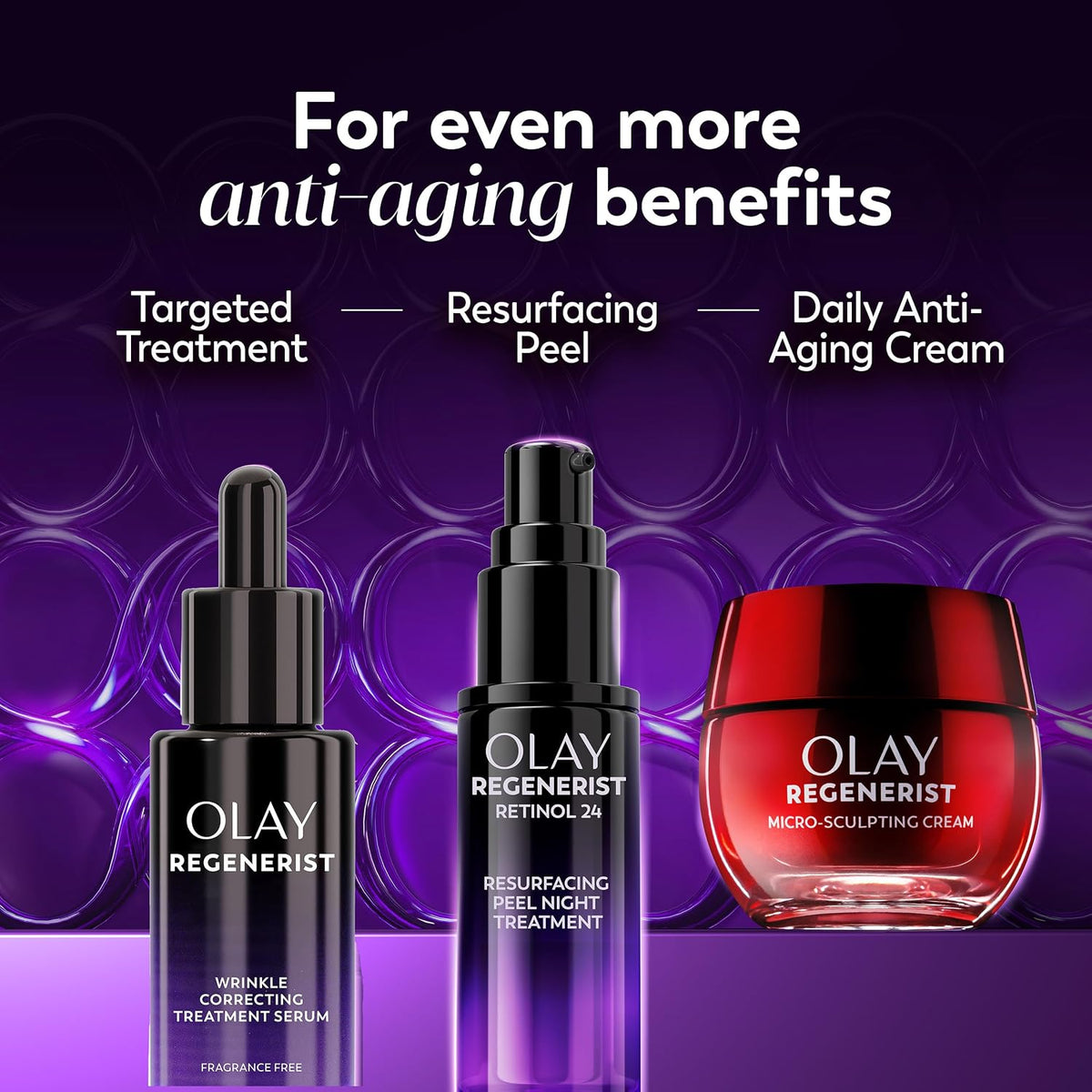 Olay Regenerist - Suero de retinol rejuvenecedor, Renew, suero anti...