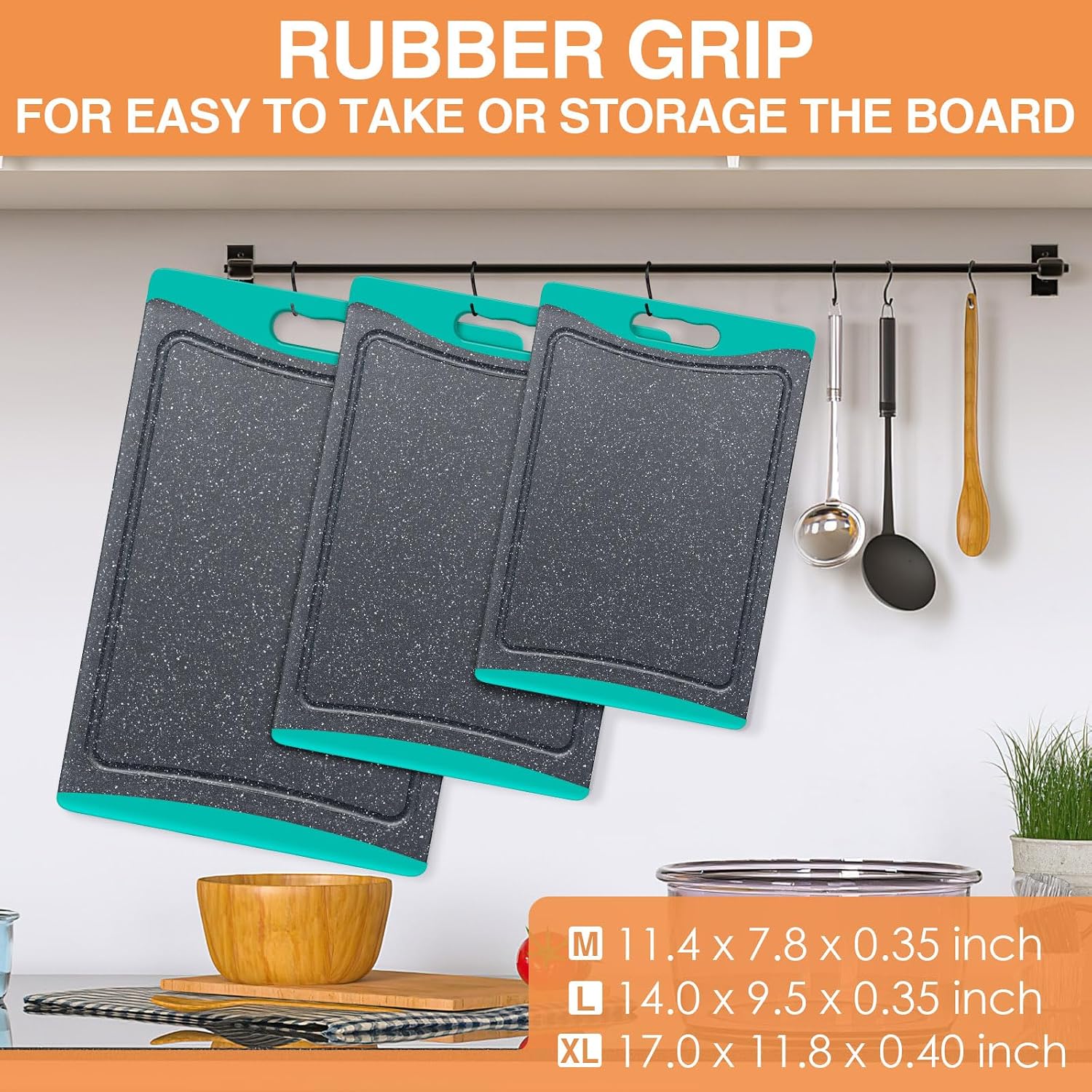 Tablas de cortar extra grandes, tablas de cortar de plástico para c...