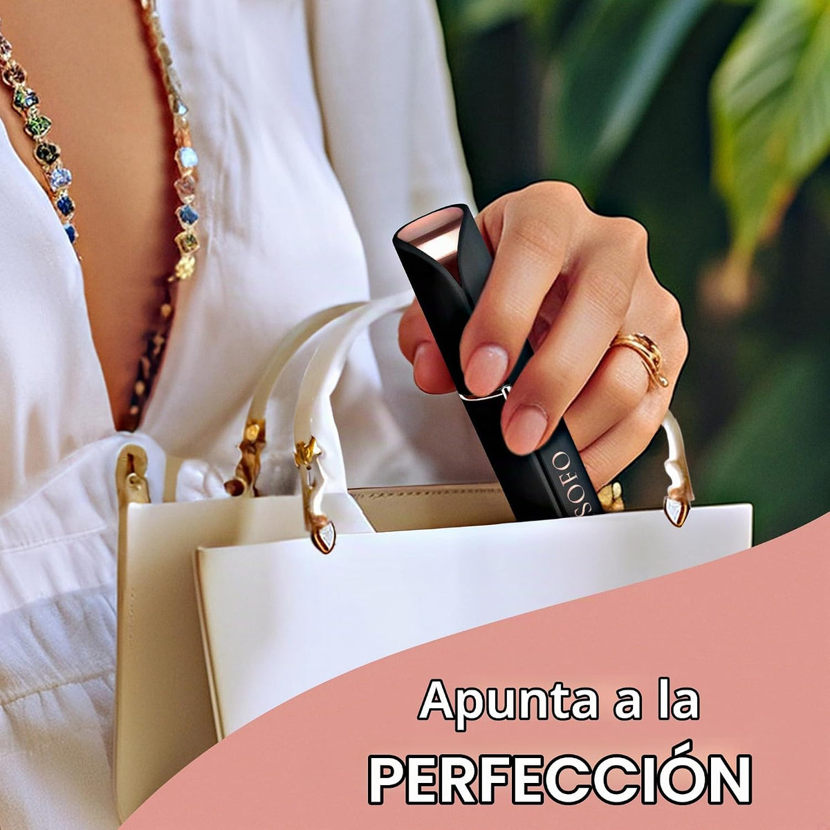 VISOFO Afeitadora facial para mujer, depilación facial, recortadora...