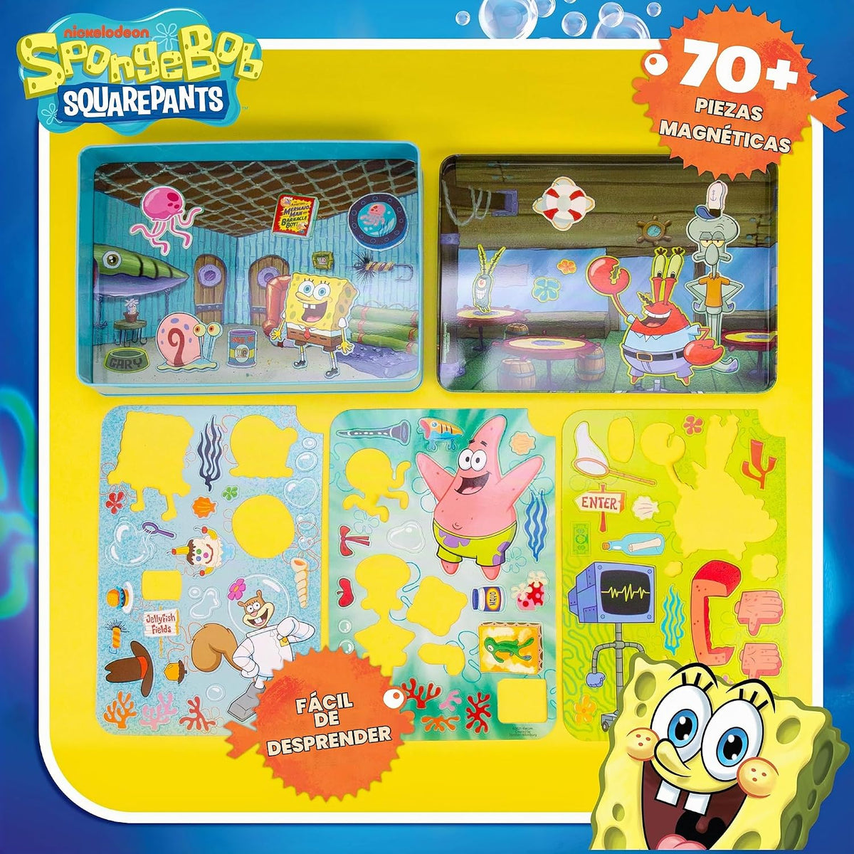 Horizon Group USA - Juego magnético para niños, Bob Esponja | Mezcl...