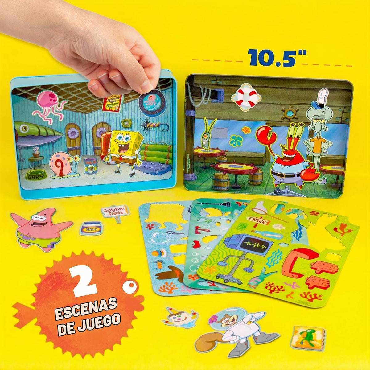 Horizon Group USA - Juego magnético para niños, Bob Esponja | Mezcl...