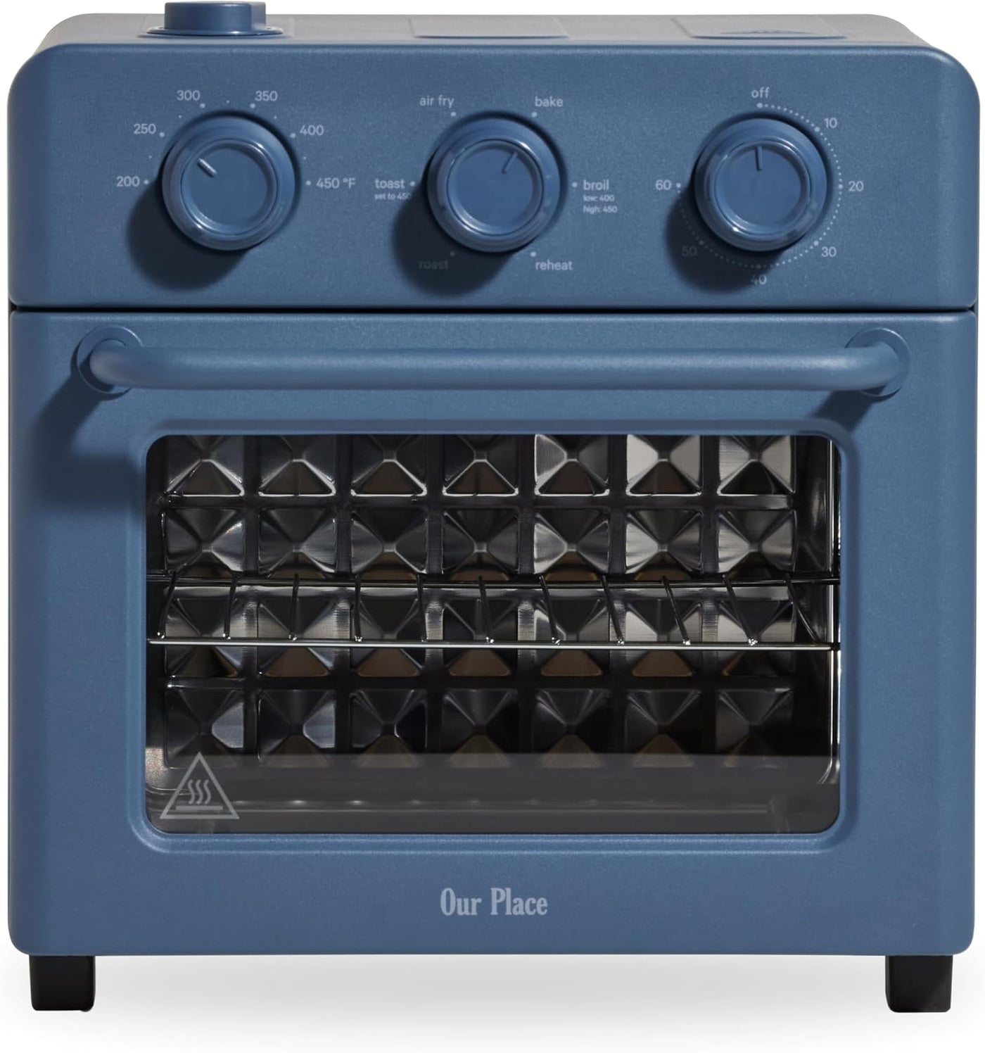 freidora de aire 6 en 1 y horno tostador, 2 estantes, 12.3 Litros