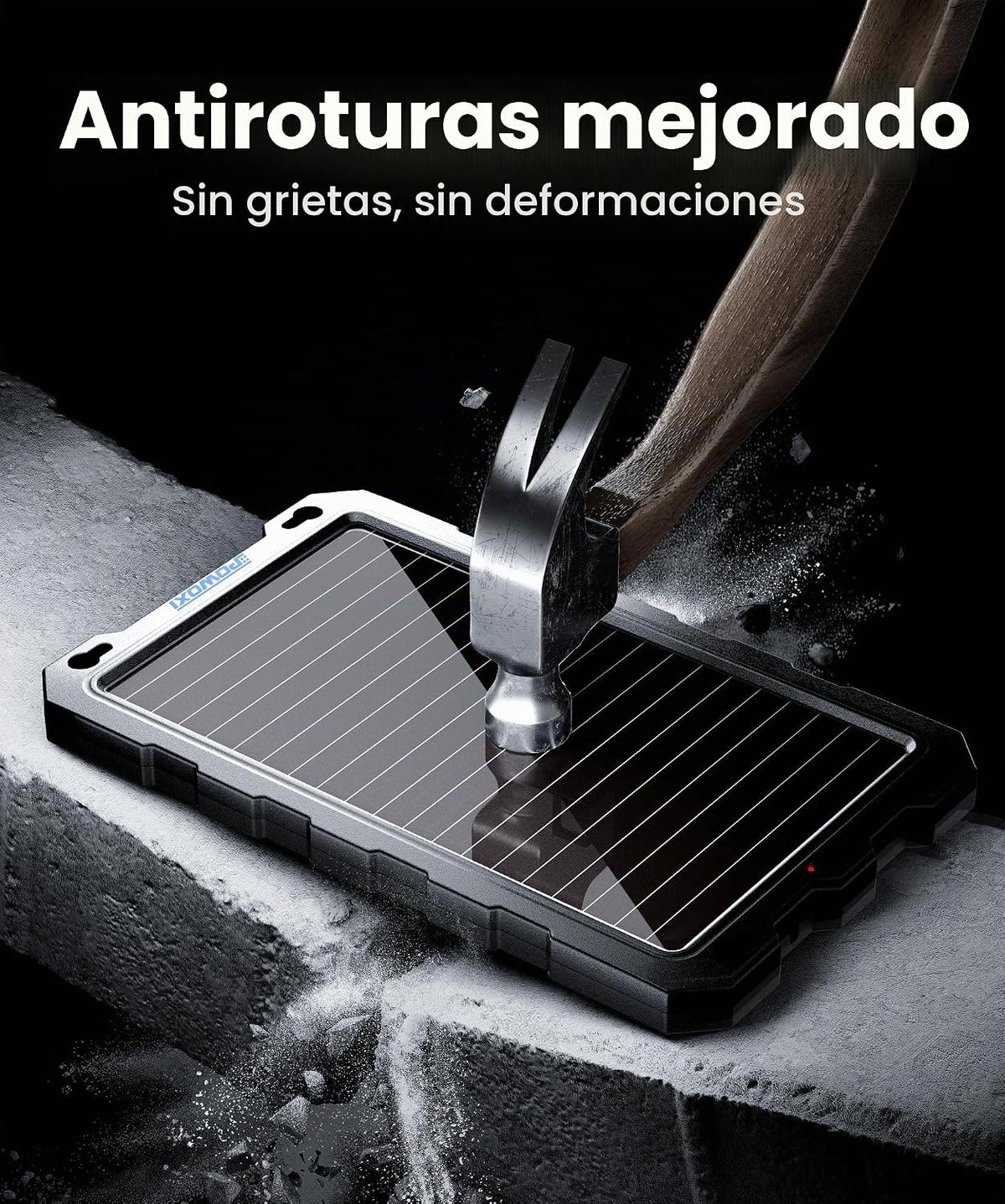 POWOXI 3.3W 12V Cargador de batería solar Kit de mantenimiento de g...