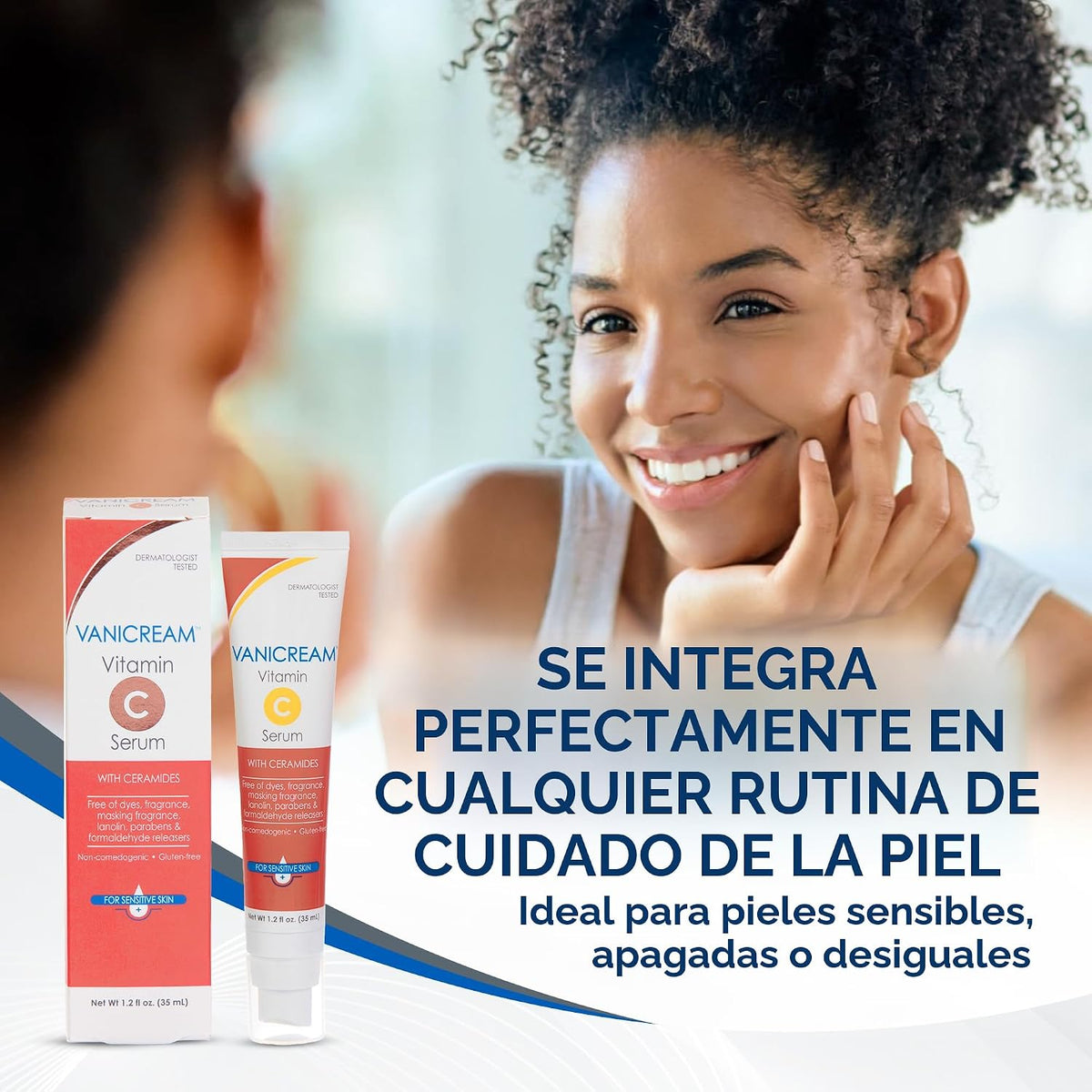 Vanicream Suero de vitamina C, 1.2 onzas líquidas, formulado sin ir...