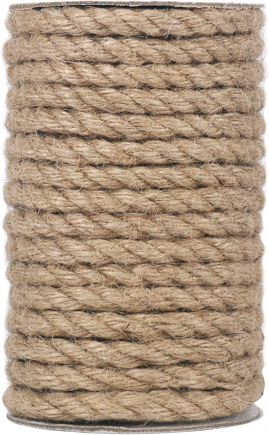 Vivifying Cuerda de Yute, 50 Pies 8mm (0.315 in) Cuerda Natural de...
