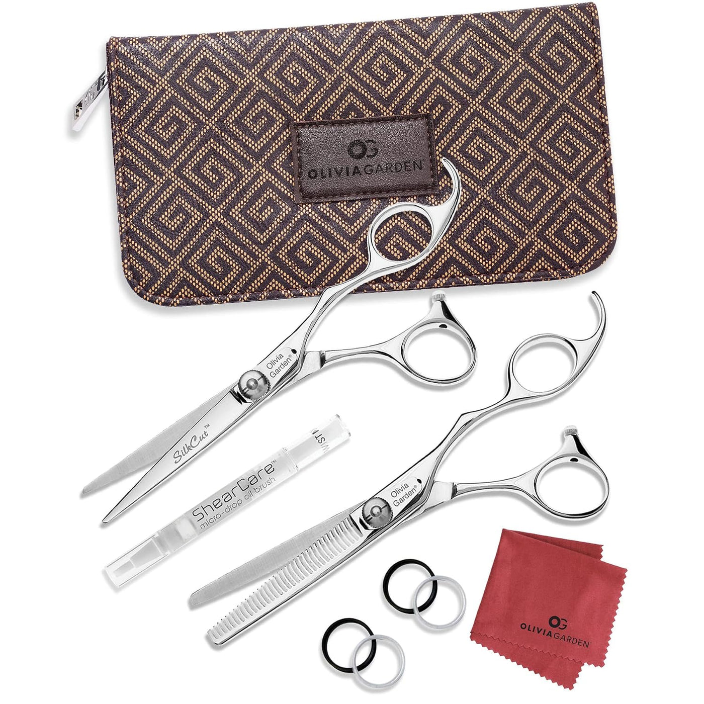 Olivia Garden SilkCut - Cizalla profesional para peluquería y estuc...