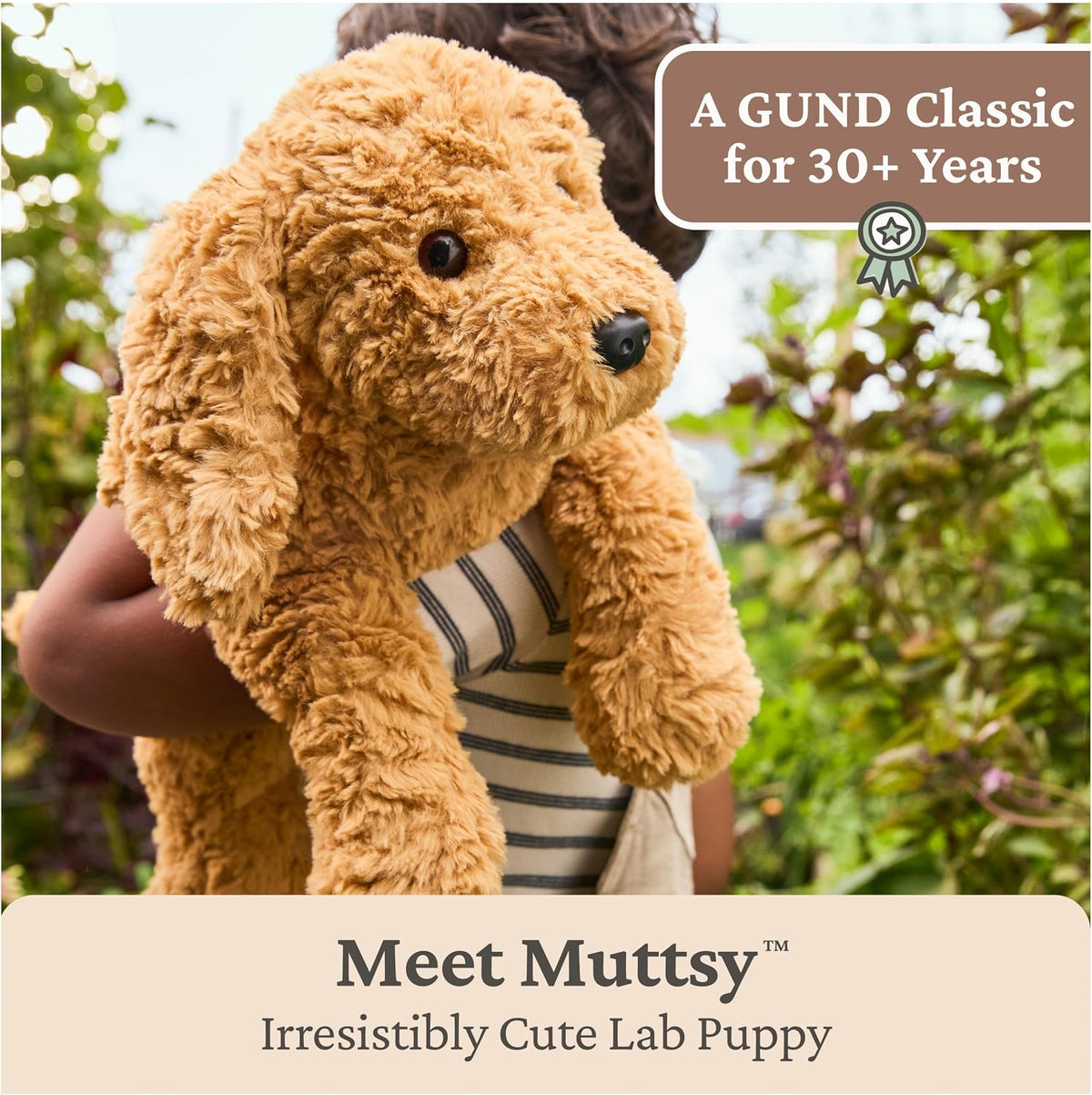 GUND Forever Friends: Juguete de peluche de perro Muttsy, como se v...