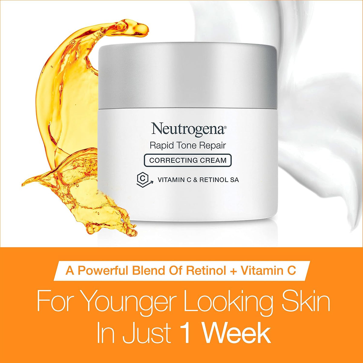 Neutrogena Rapid Tone Repair Retinol + Crema correctora de vitamina...