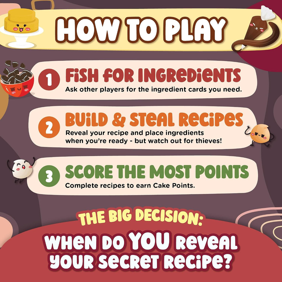 ThinkPsych Recetas secretas - Juego de cartas de estrategia Go Fish...