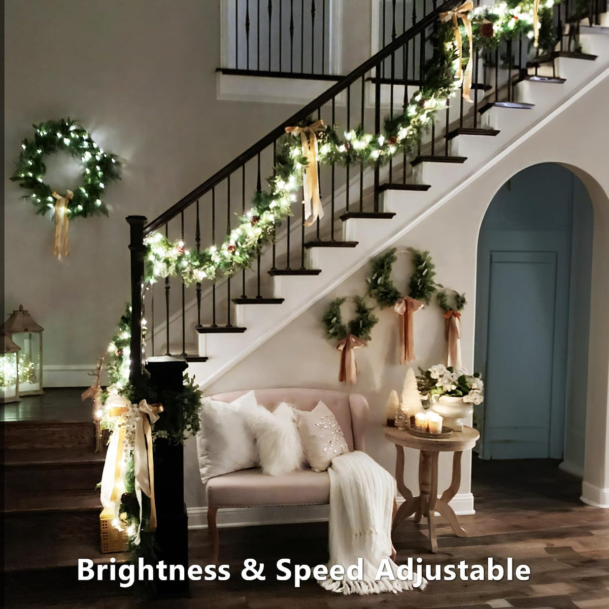 Brizled Luces inteligentes de Halloween 1, 33 pies, 100 luces LED q...