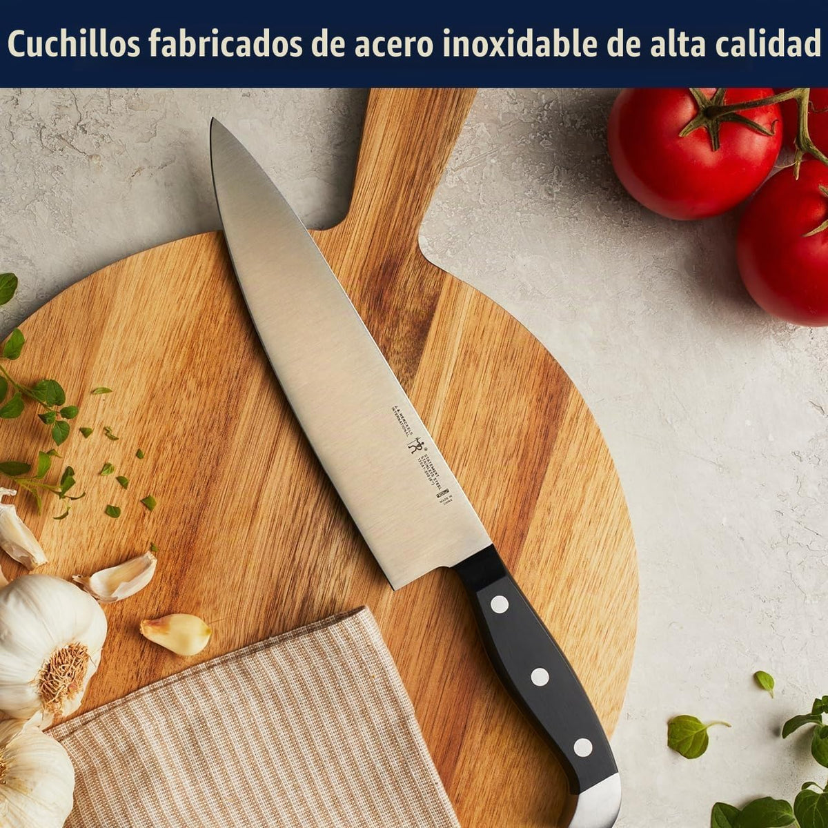 Henckels International Statement - Juego de cuchillos con bloque au...
