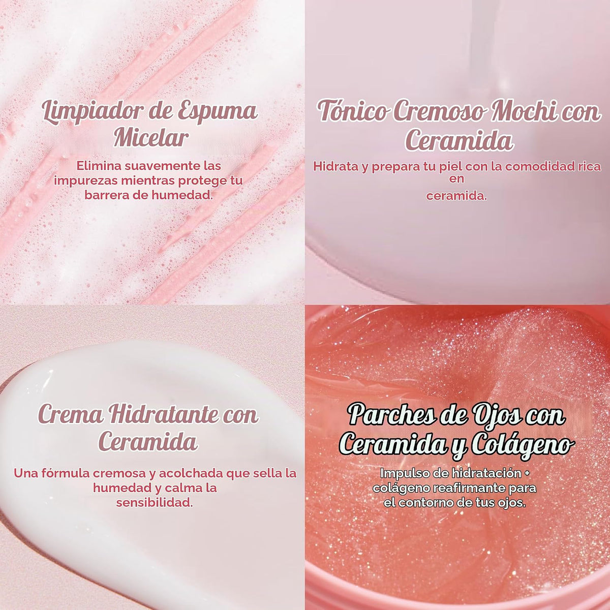 TONYMOLY Wonder Ceramide Mochi Essentials Set - Ácido Hialurónico y...