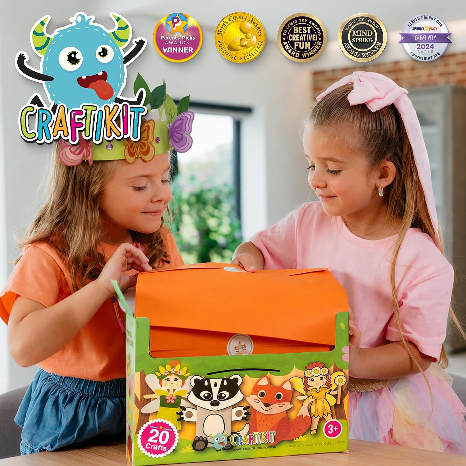 Craftikit® 20 manualidades de jardín de hadas galardonadas para niñ...