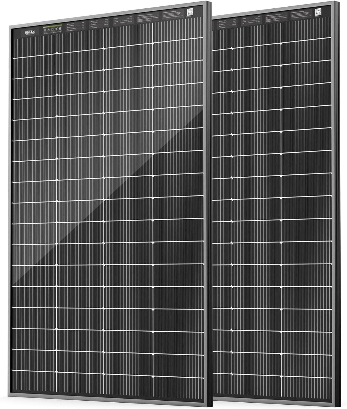 HQST Panel solar de 400 W, 2 x 200 W, tipo N, biacial, 16 BB, 25.4...