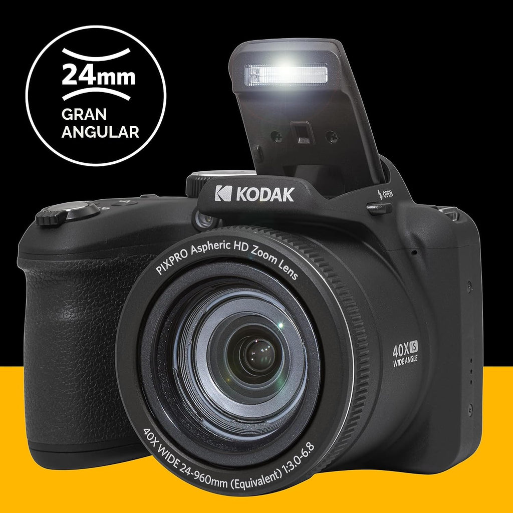 KODAK PIXPRO AZ405 - Cámara digital de 20 MP, zoom óptico 40x, AA,...