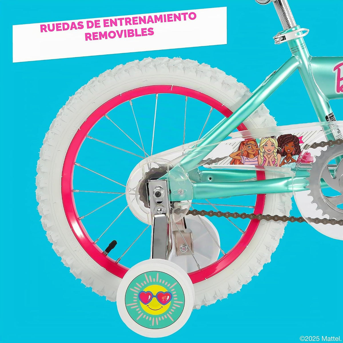 Bicicleta para niñas Dynacraft Barbie de 12, 16 y 18 pulgadas para...