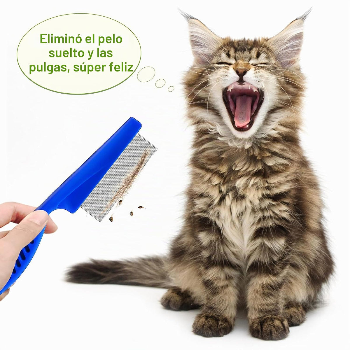 Jigfew Paquete de 5 peines para pulgas y piojos, peines de aseo de...