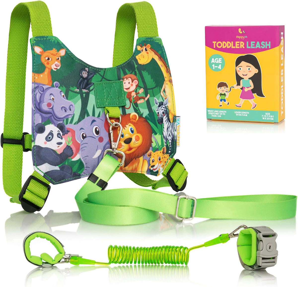HappyVk -Correa para niños pequeños- Arnés para bebé Enlace de muñe...