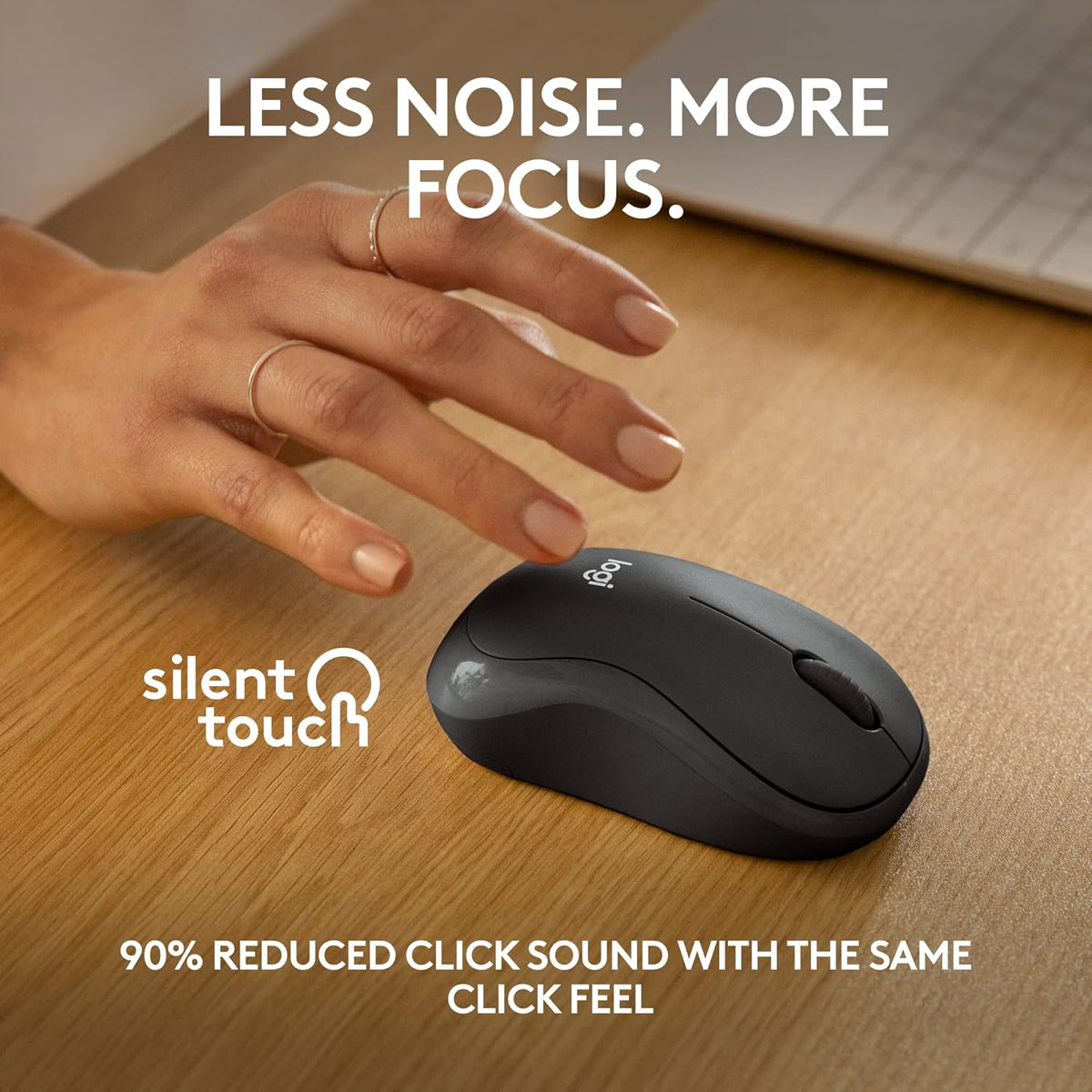 Logitech Ratón Bluetooth silencioso M240, inalámbrico, compacto, po...