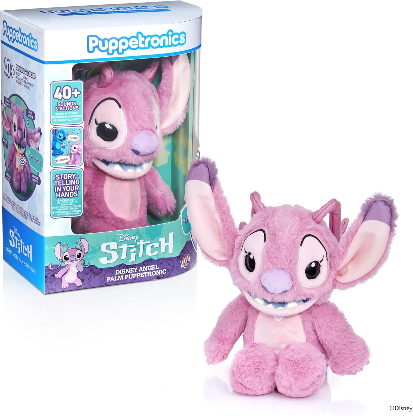Wow! Stuff Disney Angel Palm Puppetronic | Más de 40 sonidos y acci...