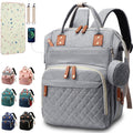 SHITIESHOU Bolsa de pañales mochila para bebé, bolsa de pañales par...