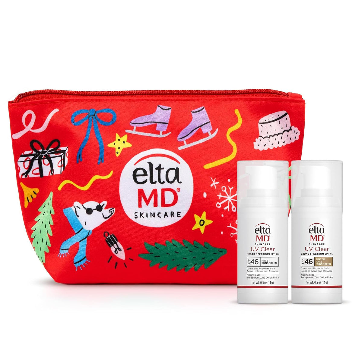 Protector solar facial transparente UV EltaMD con óxido de zinc, si...