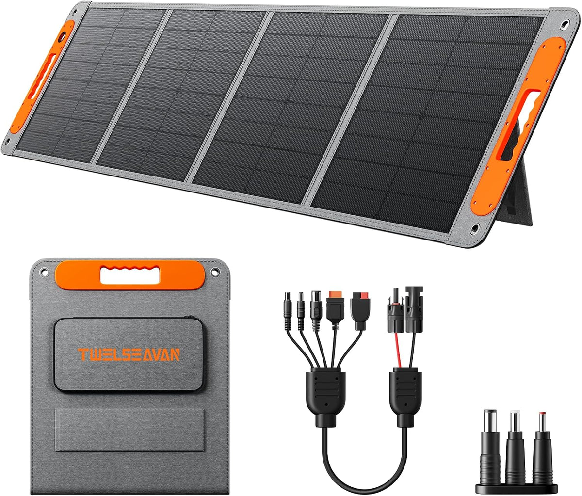TWELSEAVAN - Panel solar portátil de 120 W para central eléctrica |...