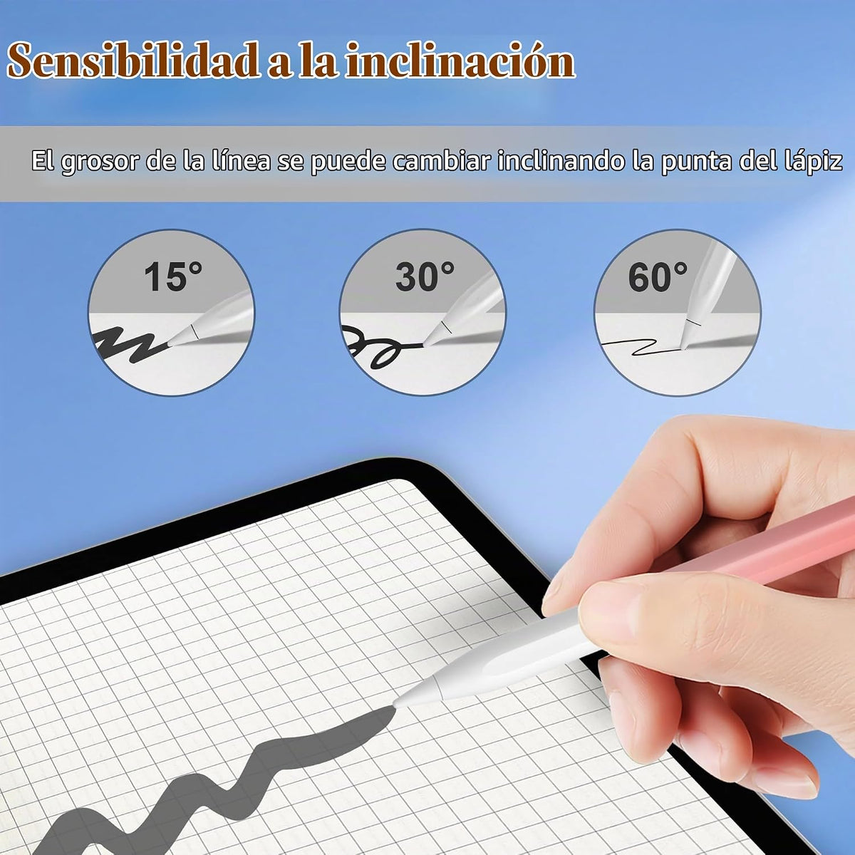 Lápiz óptico para iPad 2026-2018, lápiz de carga rápida de 15 minut...