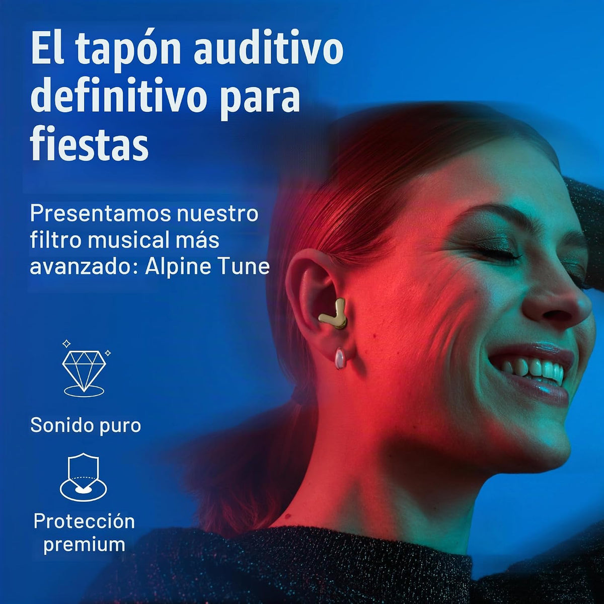 Alpine Tune - Tapones para los oídos, tapones para los oídos de con...
