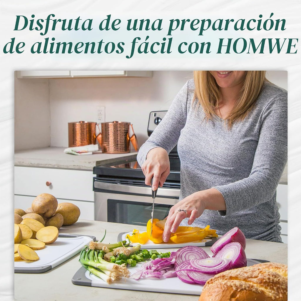 Tablas de cortar para cocina, tabla de cortar sin BPA, diferentes t...