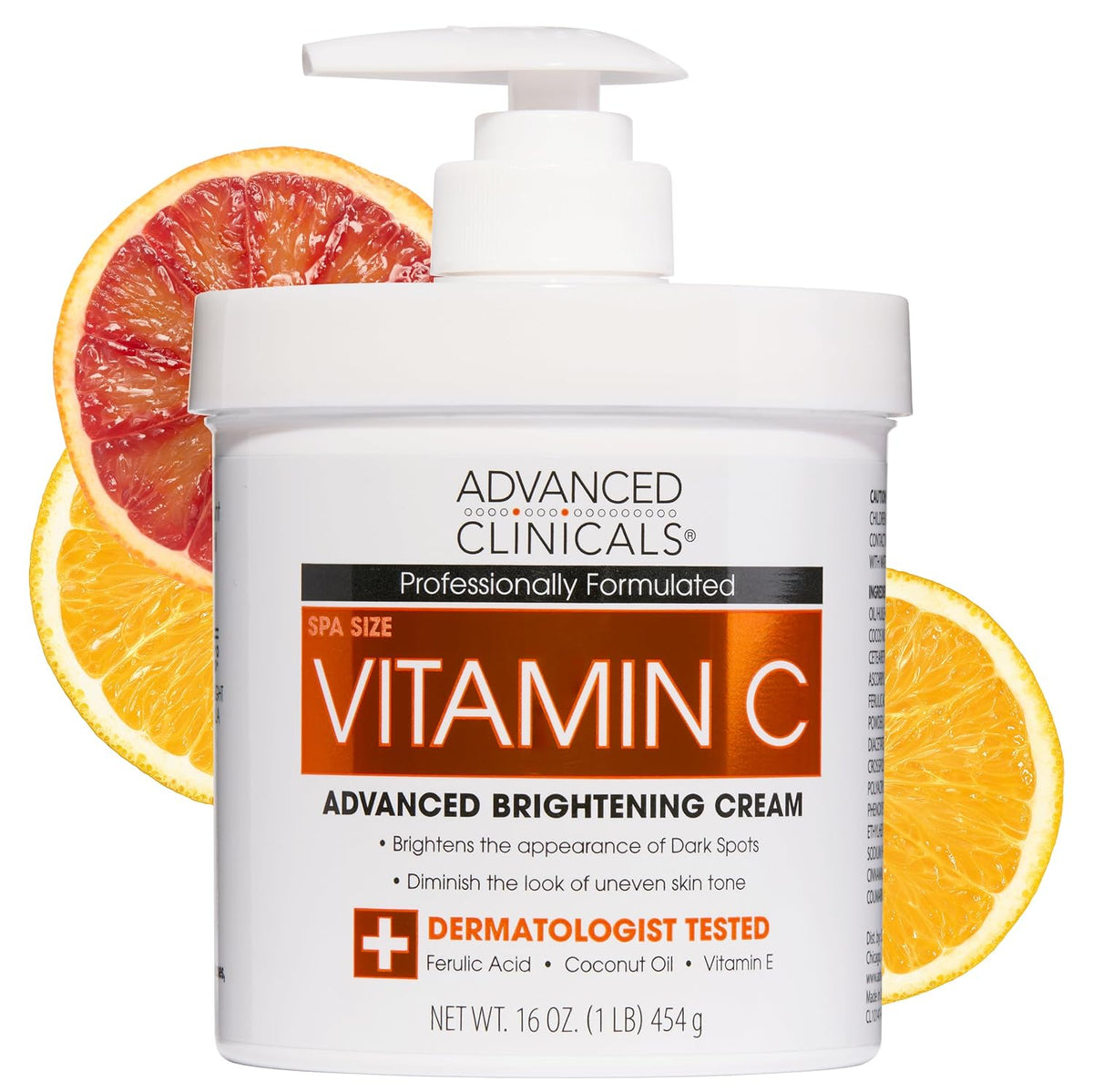 Advanced Clinicals Crema de vitamina C Loción corporal iluminadora...